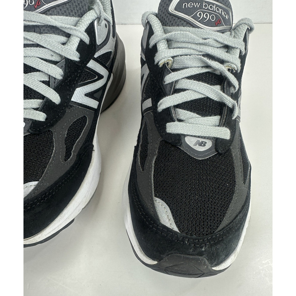 New Balance 990V6 Black Suede Shoes W990BK6 Sneakers Women’s Size 9 B USA Made - Picture 4 of 16